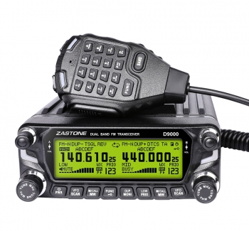 ZASTONE D9000 无线车载对讲机 专业无线车载电台 越野车载电台 业余车载电台 大功率无线车载台 50W车载台