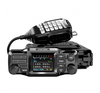 ZASTONE D500 25W Car Walkie Talkie dual-band Mini Car Radio Split mobiles Radio VHF UHF Detachable Panel Transceiver Amateur Station