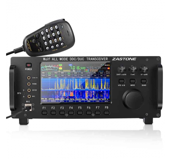 ZASTONE ZT7500 SDR Short Wave Transceiver HF LF 6M VHF UHF DDC DUC All Mode mobiles Radio 20W 0-750MHZ Receive Touch Screen